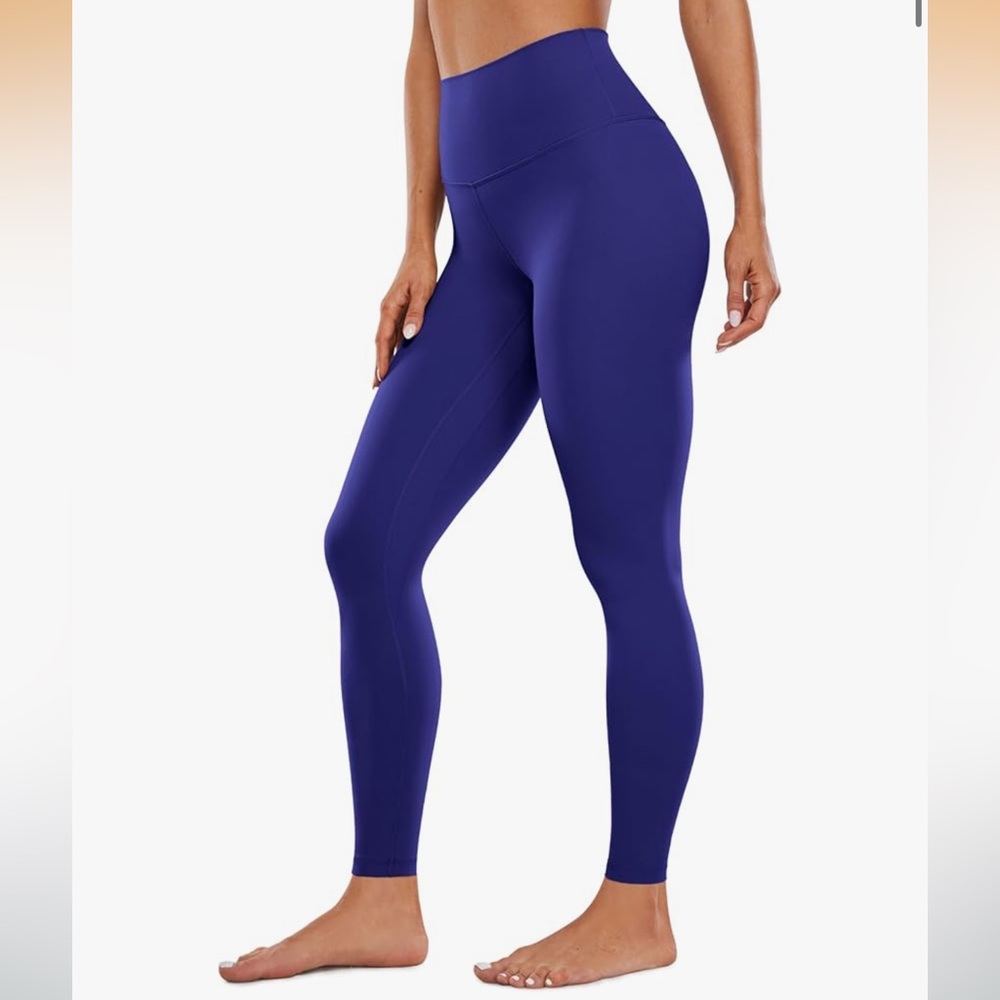 CRZ YOGA Butterluxe High Waisted Leggings 28" | Small | Lakspur Blue | NWOT - Picture 8 of 8